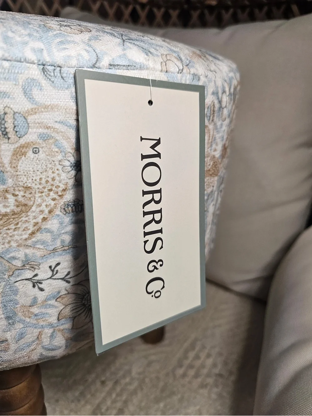 Morris and co blue floral
